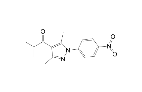 1-[3,5-dimethyl-1-(4-nitrophenyl)-4-pyrazolyl]-2-methyl-1-propanone