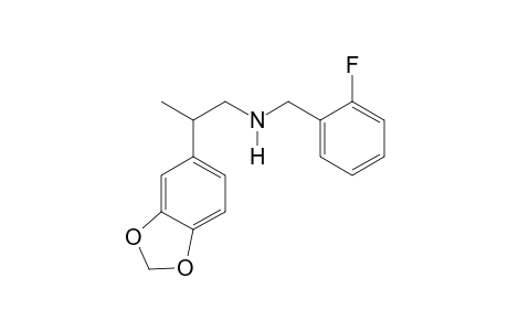N-(2-Fluorobenzyl)-2-(3,4-methylenedioxyphenyl)propan-1-amine
