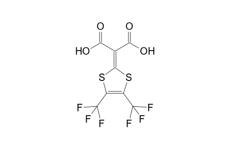 2-[4',5'-bis(( Trifluoromethyl)-1',3'-dithiol-2'-ylidene ] malonic acid