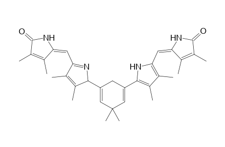 (5Z,9E,11E,17Z)-1-(2',3',7',8'-Tetramethyl-10H-dipyrrinon-9'-yl)-3-(2",3",7",8"-tetramethyl-9"H-dipyrrinon-9"-ylidene)-5,5-dimethylcyclohexene