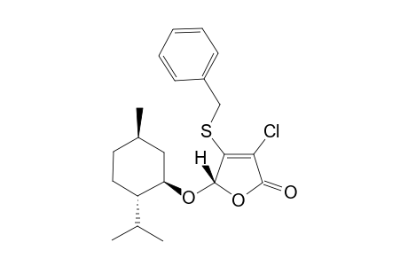5-(l-Menthyloxy)-4-benzylthio-3-(S)-chloro-2(5H)furanone