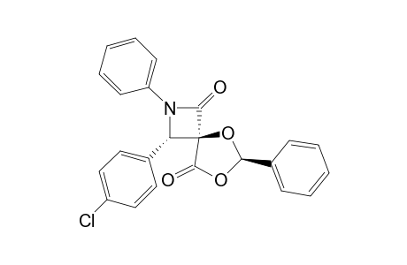 2-Aza-5,7-dioxa-3-(4'-chlorophenyl)-2,6-diphenyl-spiro[3.4]octane-1,8-dione