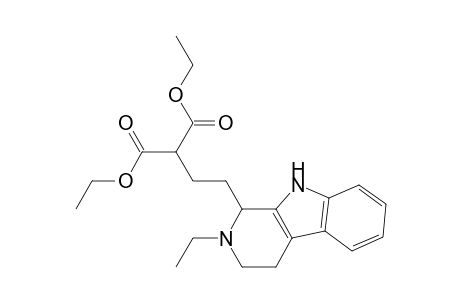 2-[2-(2-ethyl-1,3,4,9-tetrahydro-$b-carbolin-1-yl)ethyl]malonic acid diethyl ester
