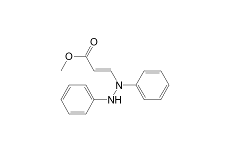 2-Propenoic acid, 3-(1,2-diphenylhydrazino)-, methyl ester