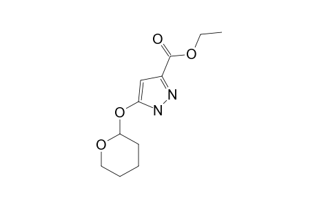 5-tetrahydropyran-2-yloxy-2H-pyrazole-3-carboxylic acid ethyl ester