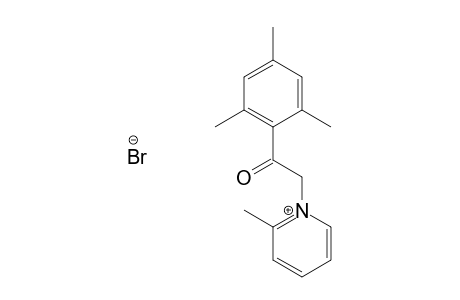 Pyridinium, 2-methyl-1-[2-oxo-2-(2,4,6-trimethylphenyl)ethyl]-,bromide
