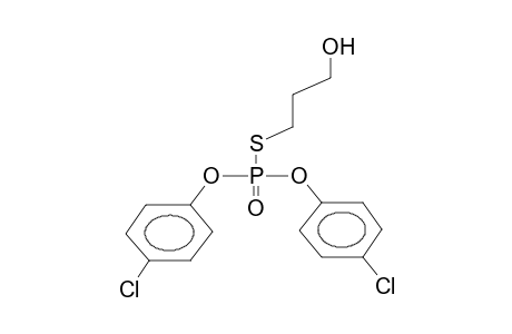 O,O-DI(4-CHLOROPHENYL)-S-(3-HYDROXYPROPYL)THIOPHOSPHATE