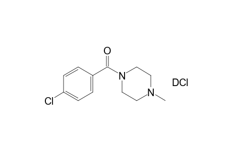 1-(p-chlorobenzoyl)-4-methylpiperazine, monohydrochloride