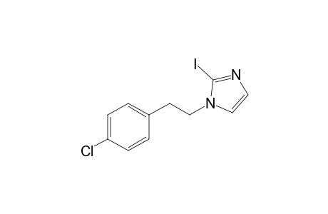2-Iodo-1-[2'-(p-chlorophenyl)ethyl]-1H-imidazole