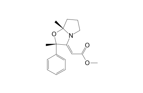 methyl (Z)-2-((2S,7aR)-2,7a-dimethyl-2-phenyltetrahydropyrrolo[2,1-b]oxazol-3(2H)-ylidene)ethanoate
