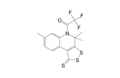4,4,7-trimethyl-5-(trifluoroacetyl)-4,5-dihydro-1H-[1,2]dithiolo[3,4-c]quinoline-1-thione