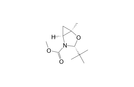Methyl (1R,3R,5S)-3-(t-butyl)-1-methyl-2-oxa-4-azabicyclo[3.1.0]hexane-4-carboxylate