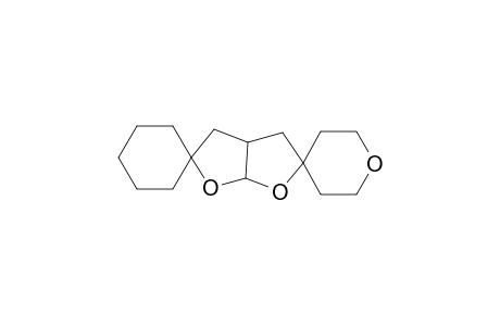 (3aR*,6aS*)-Dispiro[cyclohecane-1,2'-perhydrofuro[2,3-b]furan-5'-4"-1"-oxayclohexane]