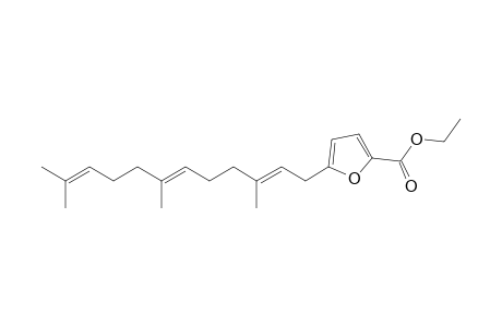 5-(3,7,11-Trimethyldodeca-2,6,10-trienyl)furan-2-carboxylic acid ethyl ester