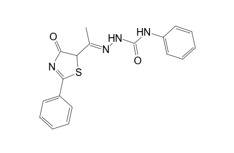 5-[1-(N-Phenylaminocarbonylazo)ethylene]-2-phenylthiazolin-4-one