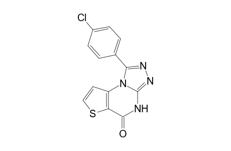 1-(4-Chlorophenyl)thieno[2,3-e][1,2,4]triazolo[4,3-a]pyrimidin-5(4H)-one