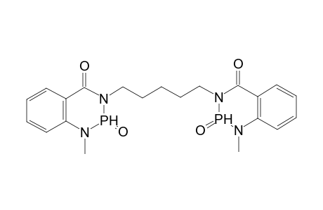 1,5-Bis(5,6-benzo-1-methyl-2-oxo-1,3,2-diazaphosphorin-4-on-3-yl)pentane