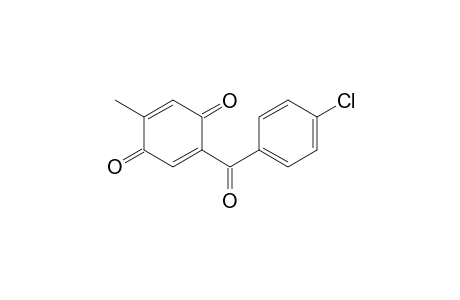 2-(4-Chlorobenzoyl)-5-methyl-1,4-benzoquinone