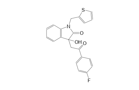 2H-indol-2-one, 3-[2-(4-fluorophenyl)-2-oxoethyl]-1,3-dihydro-3-hydroxy-1-(2-thienylmethyl)-