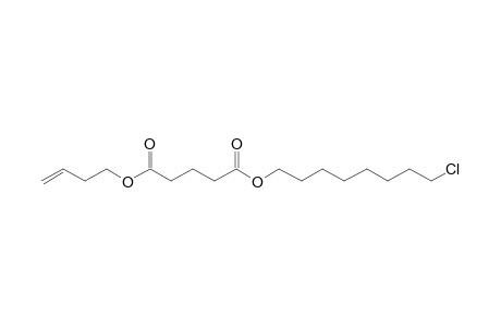 Glutaric acid, 8-chlorooctyl but-3-en-1-yl ester