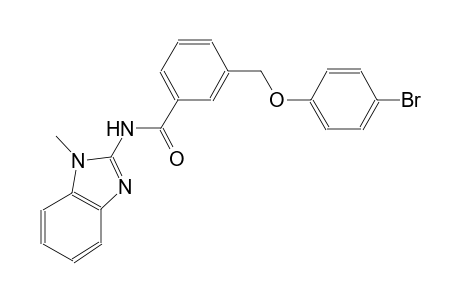 3-[(4-bromophenoxy)methyl]-N-(1-methyl-1H-benzimidazol-2-yl)benzamide