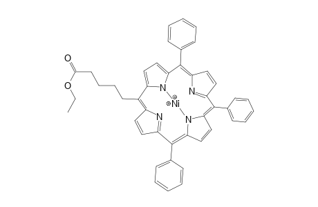 {5-(4-Ethoxcarbonylbutyl)-10,15,20-triphenylporphyrinato}nickel (II)