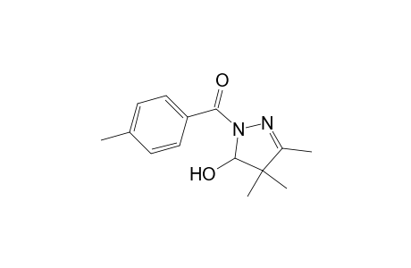 (3-hydroxy-4,4,5-trimethyl-3H-pyrazol-2-yl)-(4-methylphenyl)methanone