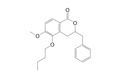 3-Benzyl-5-butoxy-6-methoxy-3,4-dihydroisocoumarin