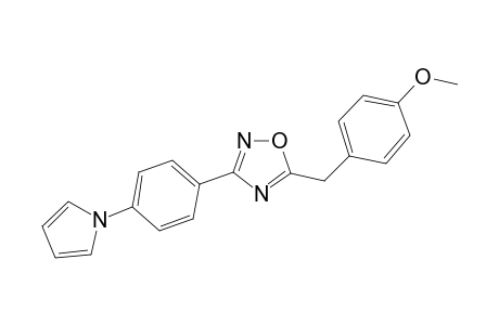 1,2,4-Oxadiazole, 5-[(4-methoxyphenyl)methyl]-3-[4-(1H-pyrrol-1-yl)phenyl]-