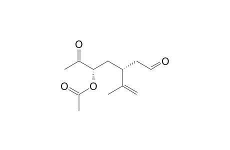 (3R,5S)-5-Acetoxy-3-isopropenyl-6-oxo-heptanal