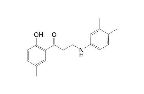 2-[3-(3,4-Dimethylphenylamino)propionyl]-4-methylphenol