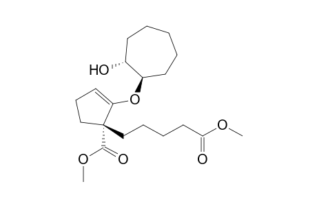 Methyl (1S)-1-(3-methoxycarbonylbutyl)-2-[(1R,2R)-2-hydroxycycloheptyloxy]cyclopent-2-enecarboxylate