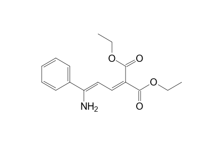 Propanedioic acid, (3-amino-3-phenyl-2-propenylidene)-, diethyl ester