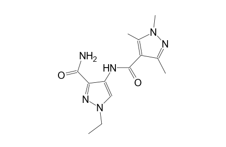 1-ethyl-4-{[(1,3,5-trimethyl-1H-pyrazol-4-yl)carbonyl]amino}-1H-pyrazole-3-carboxamide