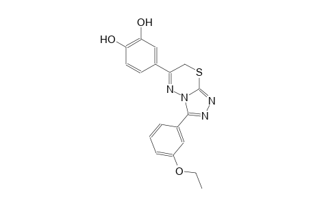4-[3-(3-ethoxyphenyl)-7H-[1,2,4]triazolo[3,4-b][1,3,4]thiadiazin-6-yl]-1,2-benzenediol
