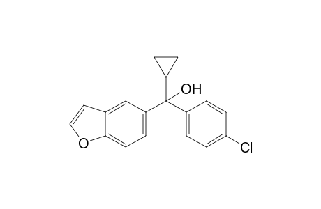 benzofuran-5-yl(4-chlorophenyl)(cyclopropyl)methanol