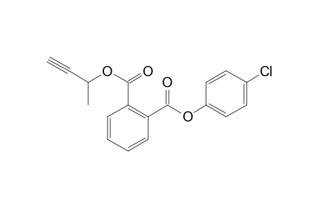 Phthalic acid, but-3-yn-2-yl 4-chlorophenyl ester