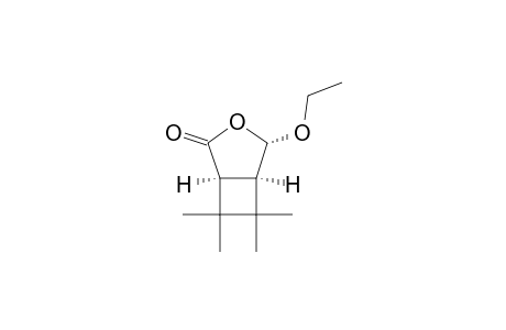 3-Oxabicyclo[3.2.0]heptan-2-one, 4-ethoxy-6,6,7,7-tetramethyl-, (1.alpha.,4.alpha.,5.alpha.)-(.+-.)-