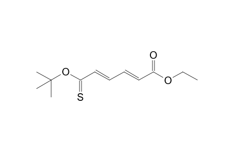 (2E,4E)-6-tert-butoxy-6-thioxo-hexa-2,4-dienoic acid ethyl ester