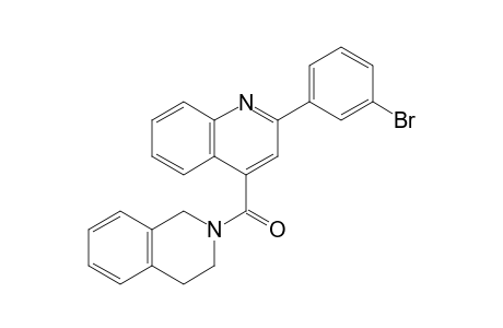 [2-(3-bromophenyl)-4-quinolinyl]-(3,4-dihydro-1H-isoquinolin-2-yl)methanone