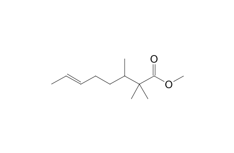 trans-Methyl 2,2,3-trimethyl-6-octenoate