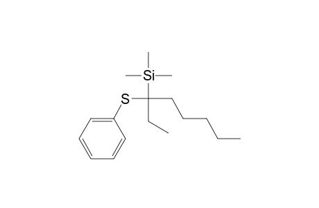 Silane, [1-ethyl-1-(phenylthio)hexyl]trimethyl-