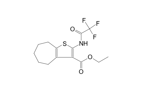 ethyl 2-[(trifluoroacetyl)amino]-5,6,7,8-tetrahydro-4H-cyclohepta[b]thiophene-3-carboxylate