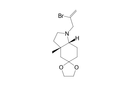 CIS-1-(2-BROMO-2-PROPENYL)-3A-METHYLOCTAHYDROINDOL-5-ONE-ETHYLENE-ACETAL