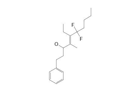 (E)-5-ETHYL-6,6-DIFLUORO-4-METHYL-1-PHENYLDEC-4-EN-3-OL