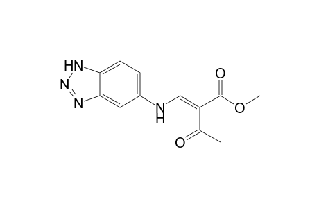 5-[(3'-Oxo-2'-{methoxycarbonyl}but-1'-enyl)amino]-1H-(1,2,3)-benzotriazole