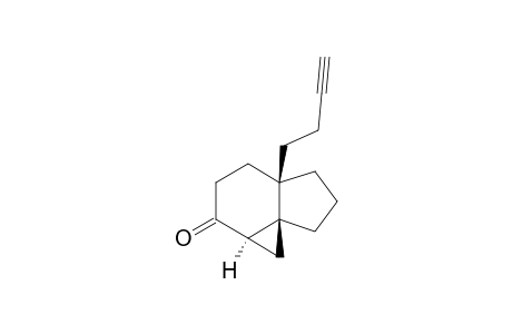 (1aR*,4aR*,7aS*)-4a-But-3'-ynyl-octahydro-2H-cyclopropa[d]inden-2-one