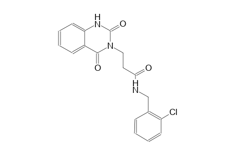 N-(2-chlorobenzyl)-3-(2,4-dioxo-1,4-dihydro-3(2H)-quinazolinyl)propanamide