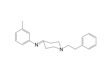 N-(2-Phenylethyl)-4-(3-methylphenylimino)piperidine