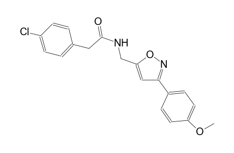 benzeneacetamide, 4-chloro-N-[[3-(4-methoxyphenyl)-5-isoxazolyl]methyl]-